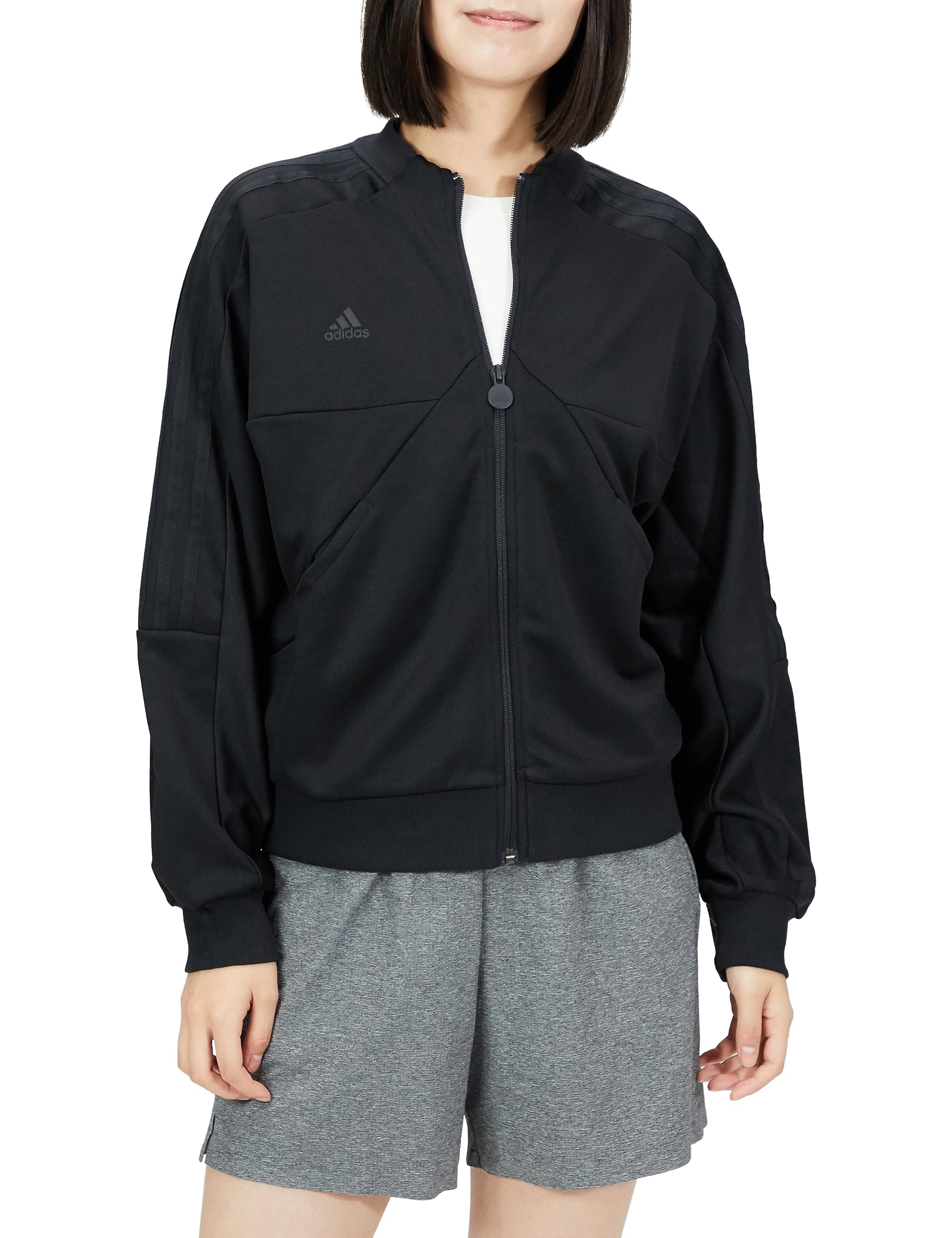 

Adidas Tiro Track Jacket DTL43 Jersey Top S Women s Black/Black (IB4755)
