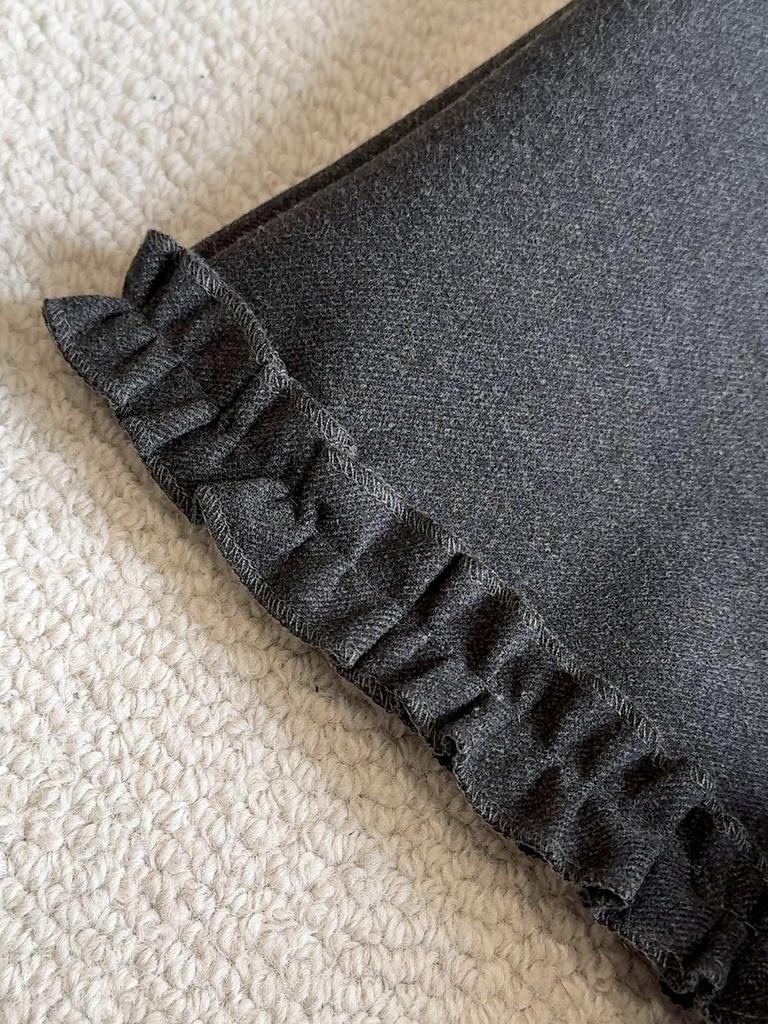 Korean Style High-Waist Wool Plaid Skirt - Women's Autumn/Winter Slim-Fit, Hip-Hugging, Anti-Exposure Short Skirt