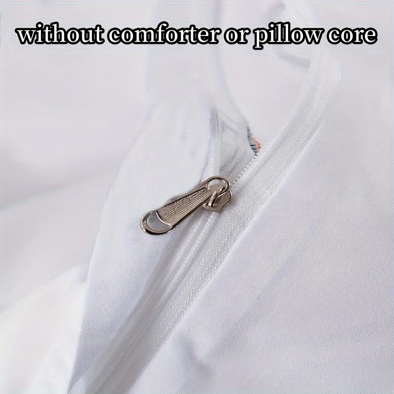 Vibrant 3D Giraffe Print Duvet Cover Set - Soft, All-Season, Machine Washable Polyester Bedding with Zipper Closure, Animal Them