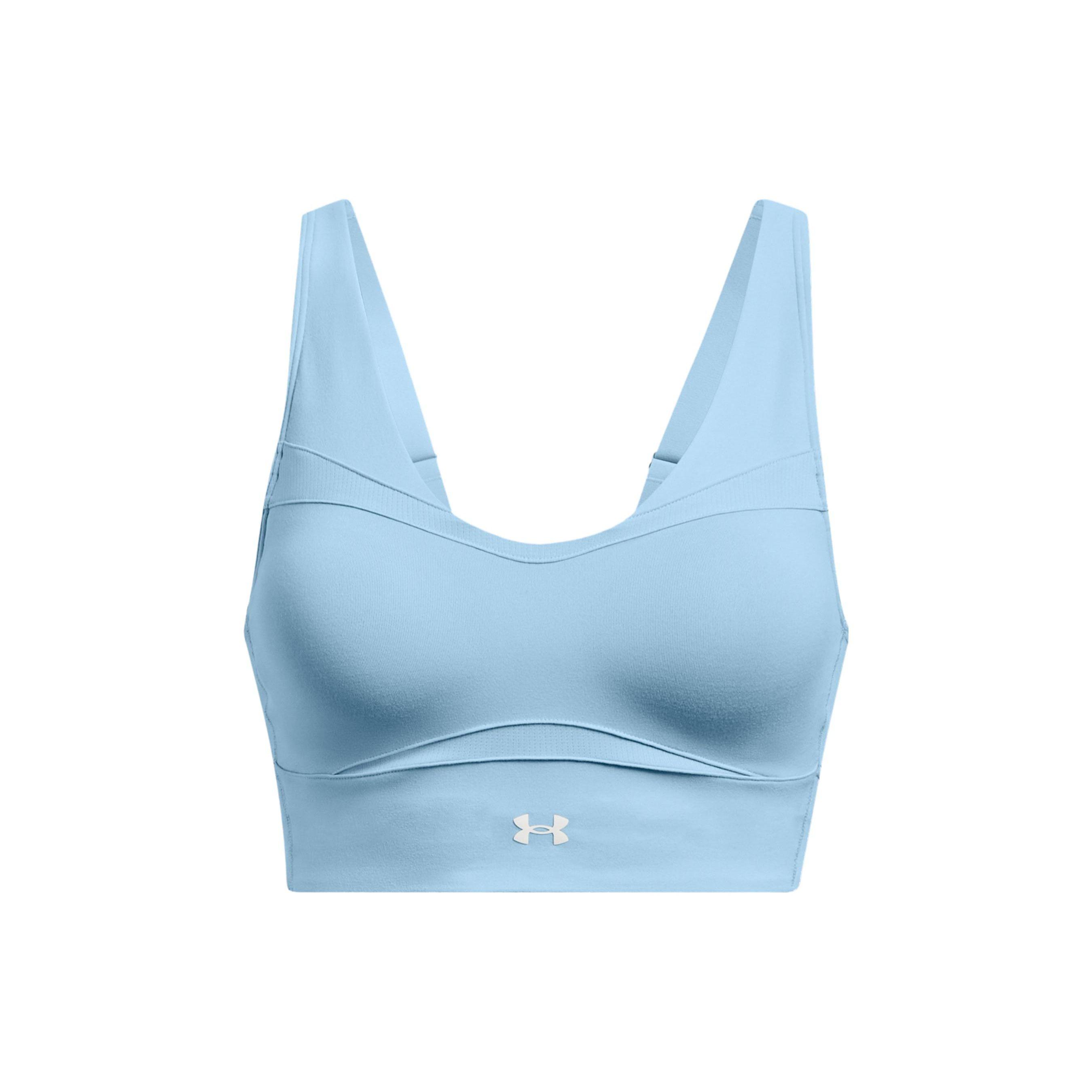 

Under Armour SmartForm Solid Color Sports Bra Women Sports Bra Blue 1381666-490 M