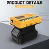 Portable Intelligent Inverter DC 20V to AC 110V-220V 120W USB&Type-c Power Station Generator For Dewalt 20V Battery Pin Adapter
