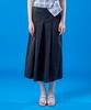 Collet Linen Pleated Long Skirt [Black] Summer Long Skirt Ver.
