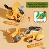 Transforming Dinosaur Inertial Toy Car: Plastic Engineering Vehicle for Kids