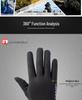 Korean Velvet Windproof Running and Cycling Gloves for Men & Women - Warm Autumn/Winter Outdoor Fitness & Mountaineering Protection