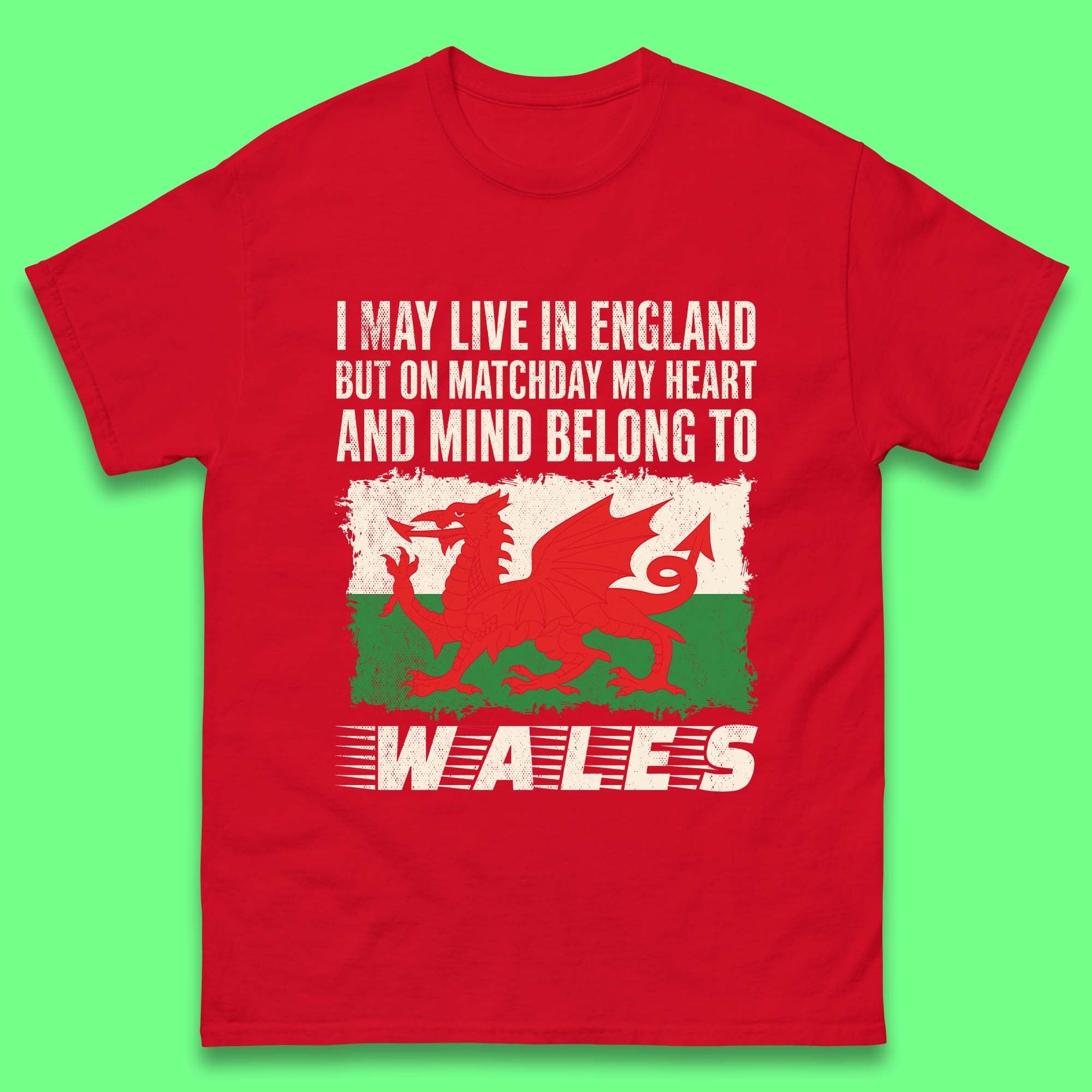 Wales Matchday Mens T-Shirt Womens Tops Tees 2XL