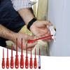 9pcs Insulated Screwdriver Set Durability AntiRust Steel Bit for Electrical Appliance Maintenance Tool AntiSkid
