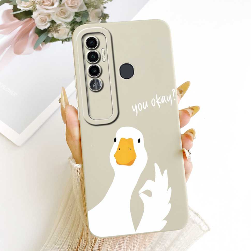 For Tecno Spark 7 Pro Case KF8 Fashion Flower Cat Soft Silicone Back Cover For Tecno Spark7 Spark 7 Pro Phone Case Bumper