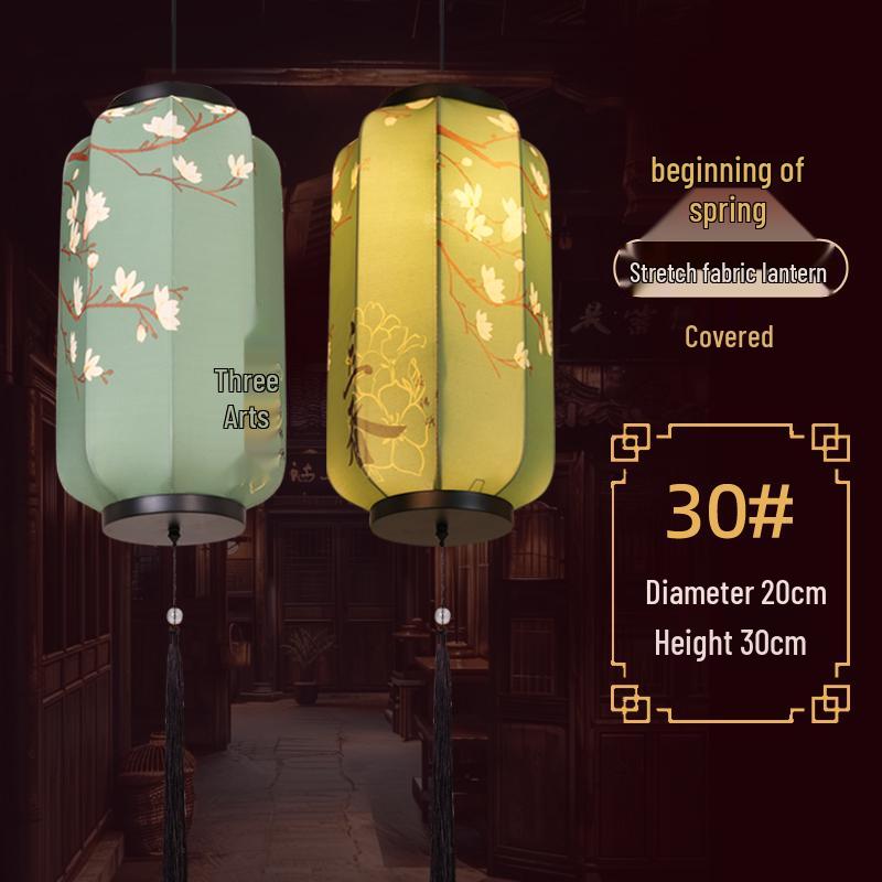 Chinese Antique Chandelier: New Fabric Lantern Ornament for Outdoor Advertising & New Year Celebrations