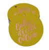 Inkdotpot Real Gold Foil Baby It's Cold Outside Baby Shower Tags Favor Hang Paper Tags 100