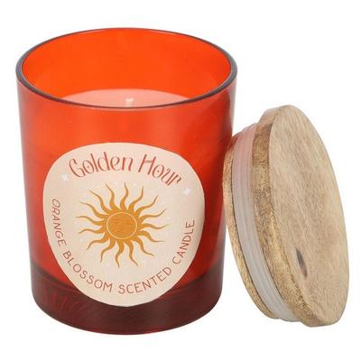 Golden Hour Orange Blossom Scented Candle