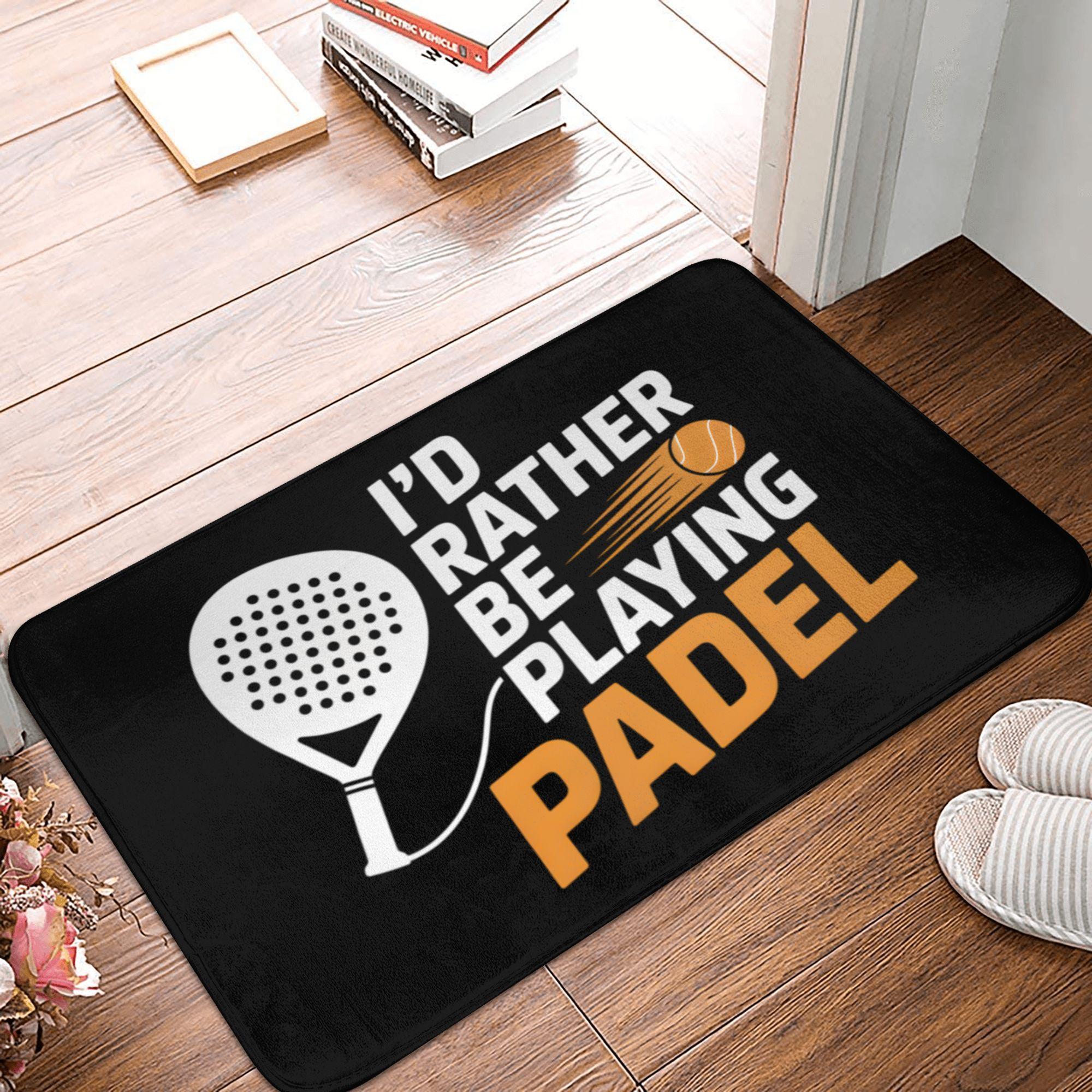 Why I Lose At Padel Tennis Funny Excuses Front Door Mat Anti-Slip Outdoor Waterproof  Doormat Garden Garage Entrance Rug Carpet 40cmx60cm