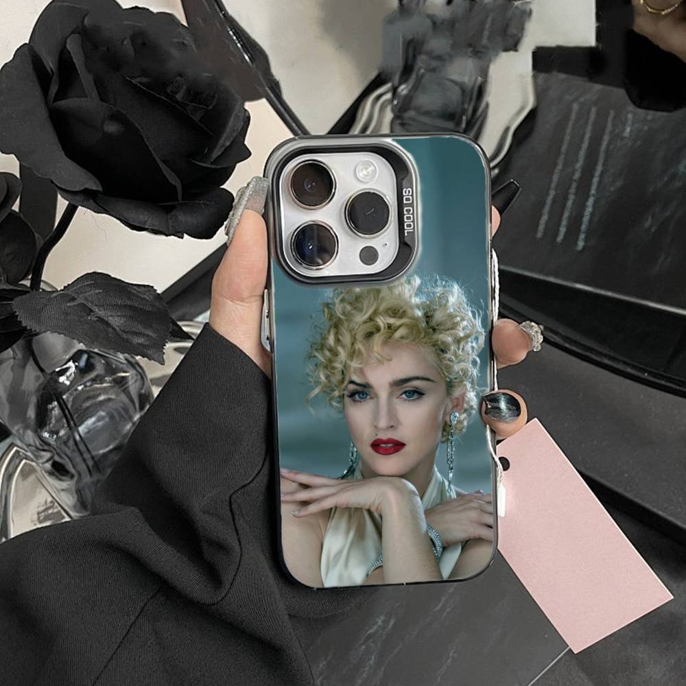 Singer T-Madonna Phone Case For IPhone 16 17 15 14 12 13 Pro Max Black Color Shockproof Cover iPhone14Plus