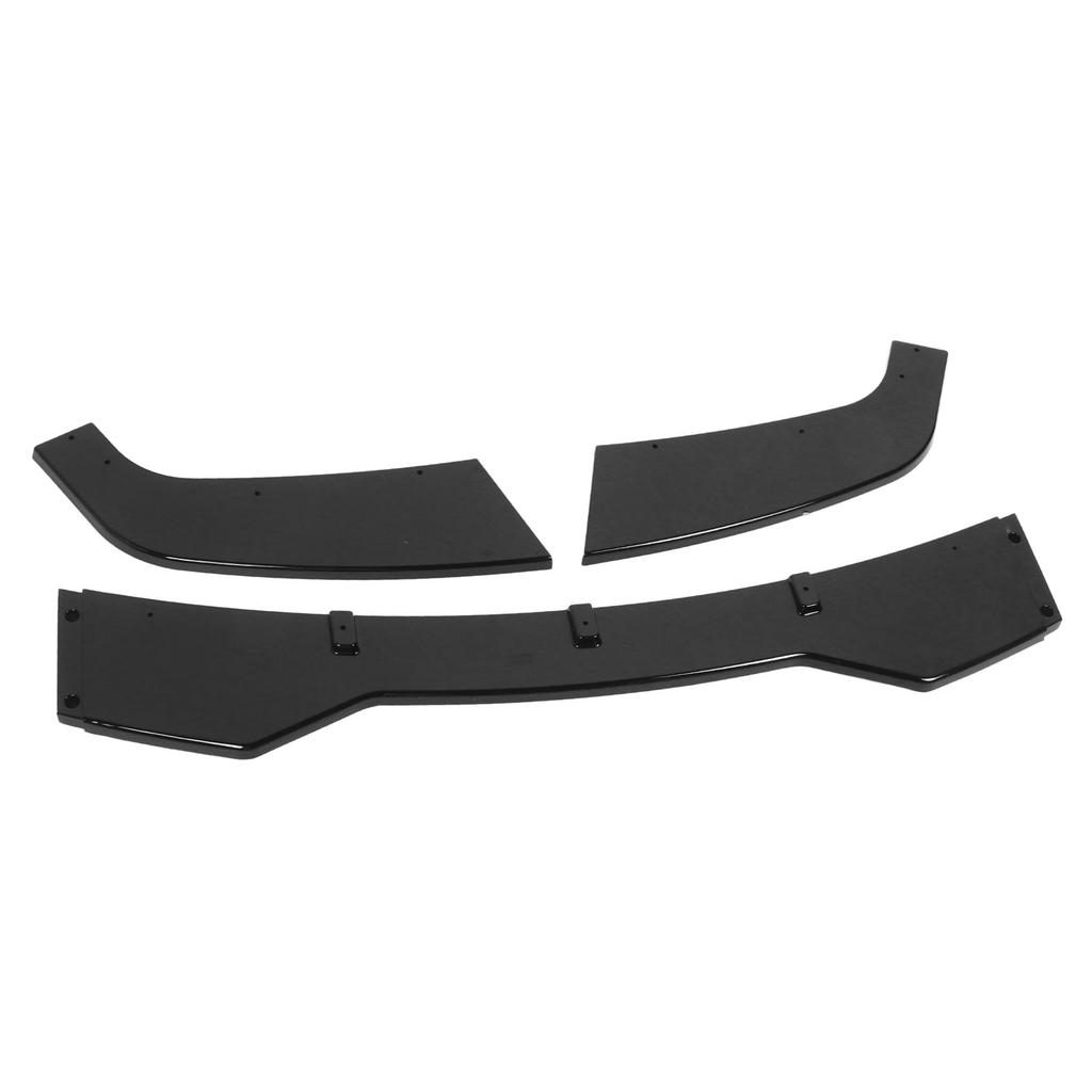 Front Bumper Lip Diffuser Kit Bumper Lip Chin Spoiler Protector for 3 Series F30 F31 2013 To 2019 Glossy Black