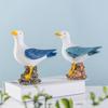 Sea Bird Seagull Stand Stump Miniature Fairy Garden Houses Decoration Mini Craft Micro Landscaping Decor DIY Accessories