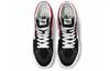 Men's Sneakers Vans SK8 HI Sidewall Logo Black Racing Red Suede Skate Shoes 'Black Racing Red'
