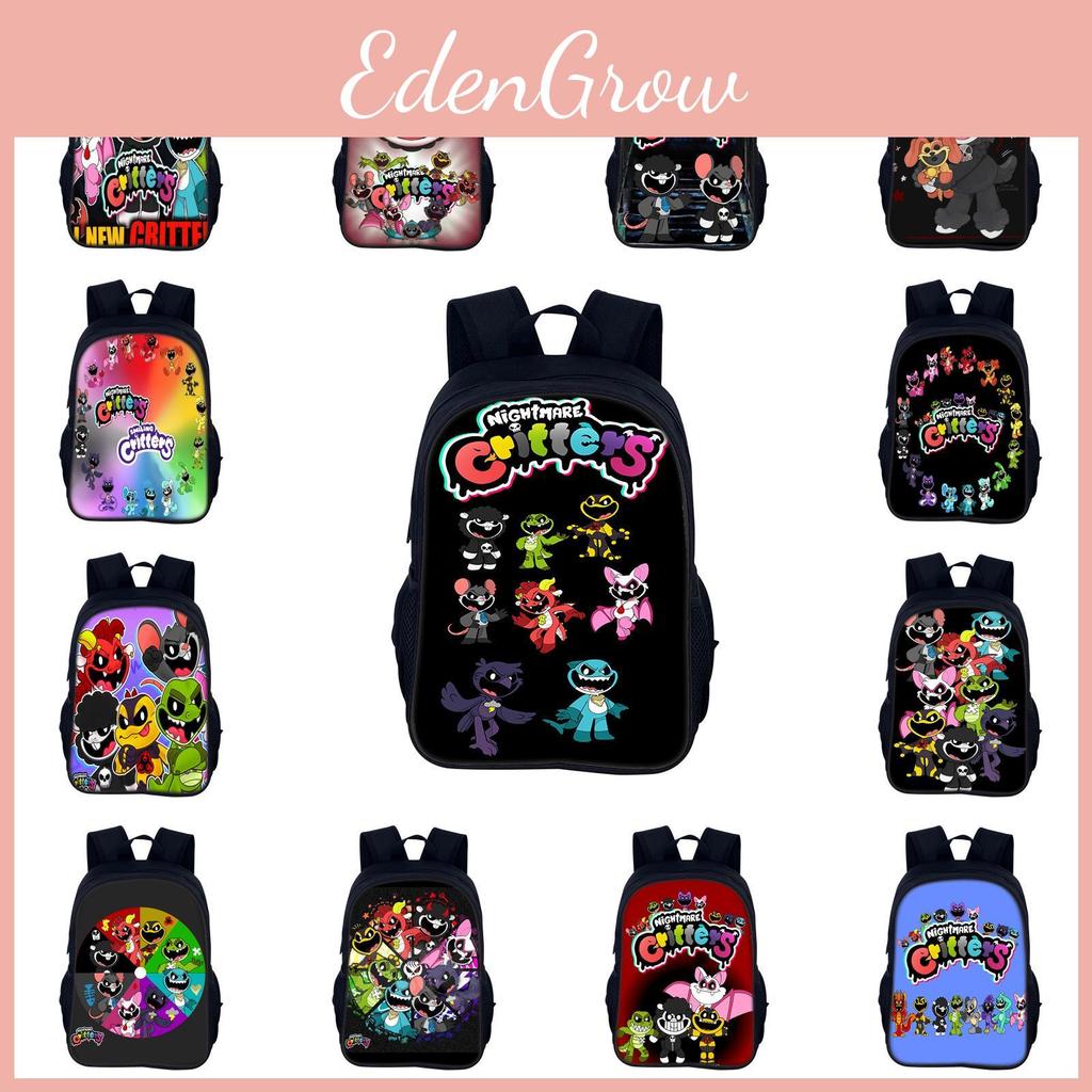 Backpack Critters Nightmare Printing Cartoon Game Student High Capacity Rucksack