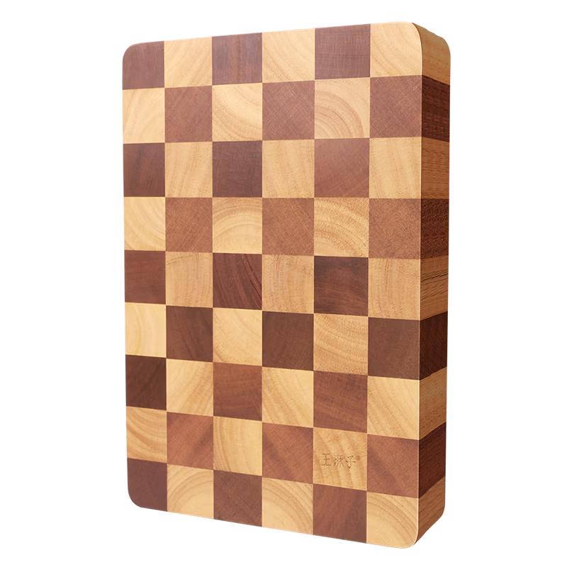 

Wang Mazi Antibacterial Chessboard Wood Chopping Board 36*24cm 2.5cm