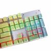 Thick PBT Dye Sub Keycaps Top Printed Fronts 108-Key   Rainbow Keycap For MX hes Gaming Mechanical Keyboard