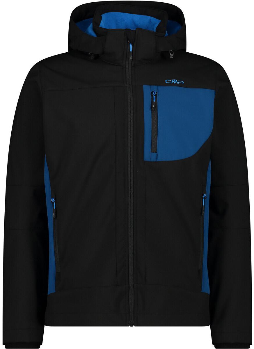 

Куртка CMP мужская софтшелл с отстегивающимся капюшоном (3A01787N) nero/petrol 58