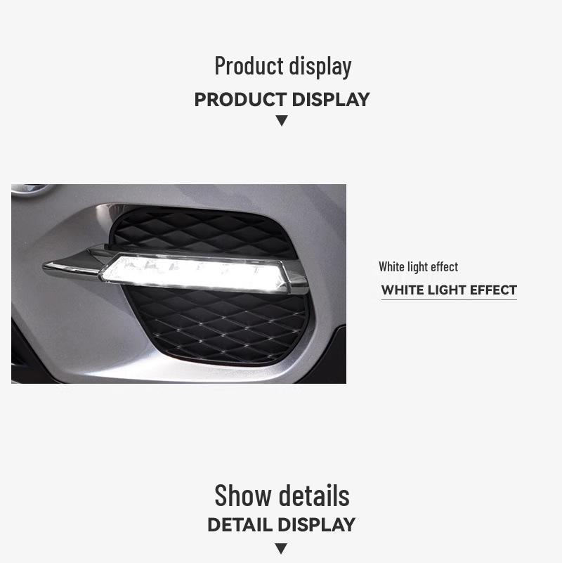 Kompatible LED-Tagfahrlichter für 2011-2013 BMW X5 und E71 Nachrüstung.