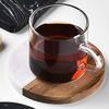 4PCS Marble And Acacia Wood Coaster Set Heat Resistant For Home Dining Table