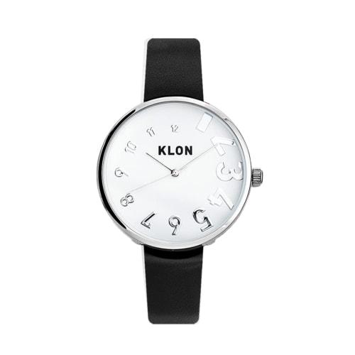 Klon EDDY TIME Black Ver. Silver 33mm Clone Watch for Men and Women, Stylish and Simple
