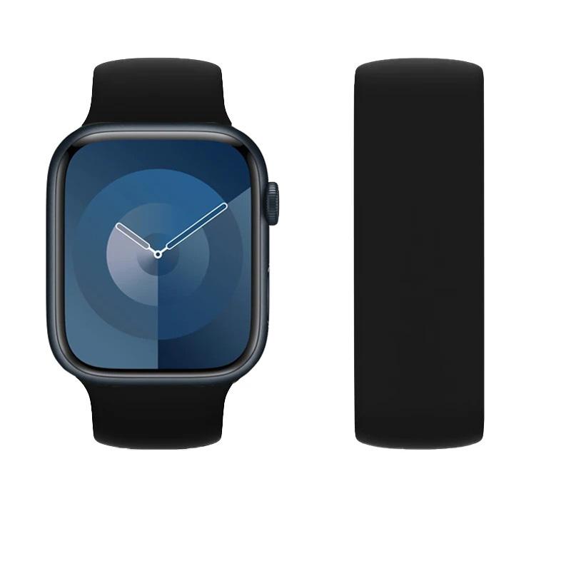 Straps for Apple Watch Band 40mm 44mm 45mm 41mm 46 mm 49mm 42mm Elastic Solo loop bracelet iWatch series 3 SE 6 7 8 9 10 ultra 2