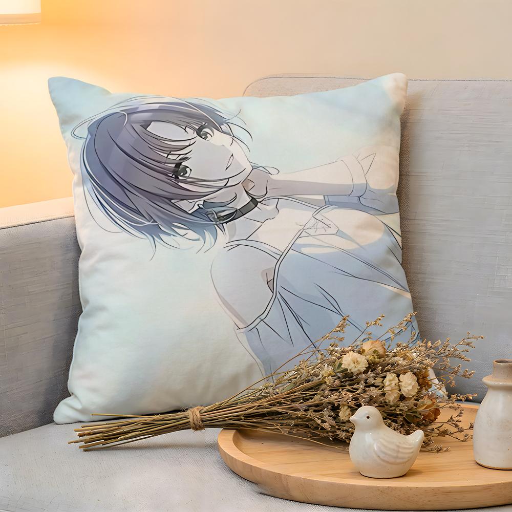 Cushion Cover  Linen  SkinFriendly Soft Decorative Case for Sofa Home Decor Anime Toru Asakura Pillow cover
