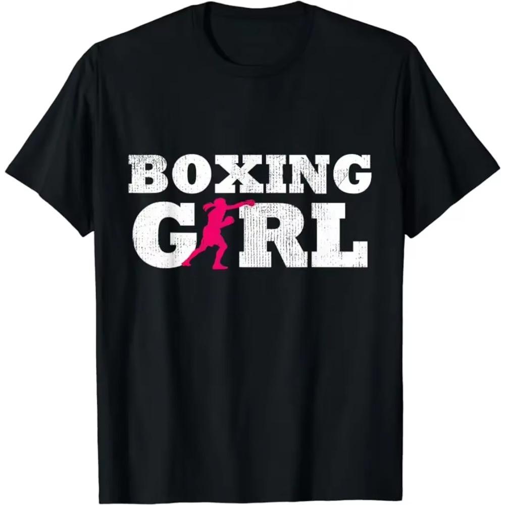 Great Boxer Outfit Boxing Sport Graphic Boxing Lover T-Shirt Unisex Style Shirts for Women TShirt Men Clothing Graphic TShirts