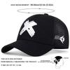 Summer Breathable Mesh Baseball Hat Men Letter X Embroidery Hats Cotton Dad Cap Golf Caps