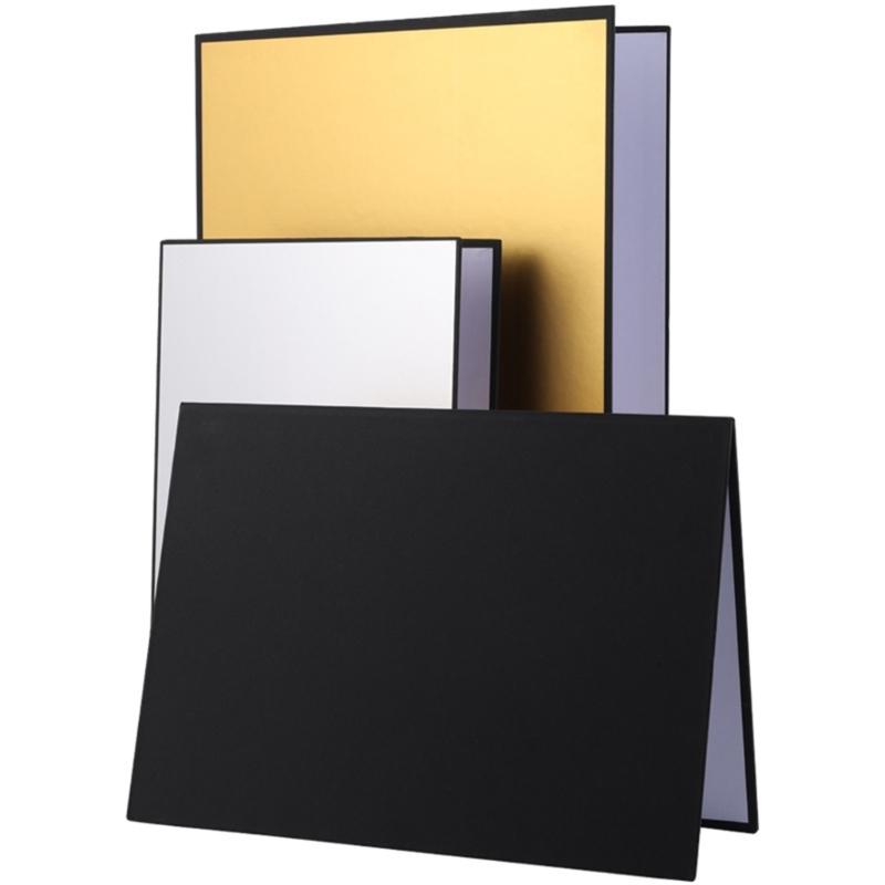 Photo Light Reflector A3/A4 Foldable Cardboard for Portrait Product Photography and Video Enhancement Light Diffuser