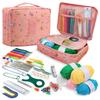 Knitting Kit for Crochet Hook and Hook Crochet Cute Knitting DIY Handmade Beginner Crochet Starter Kit Beginners, Set, 100-Piece Kit, Kit, Knitting,