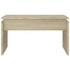 Vidaxl Couchtisch, Sonoma-Eiche, 68X50X38 Cm, Holzwerkstoff