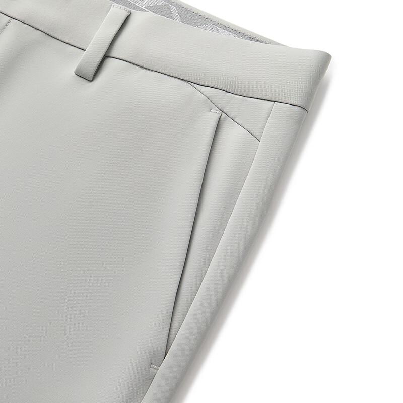 Septwolves Men's Silk Blend Straight-Leg Business Casual Pants