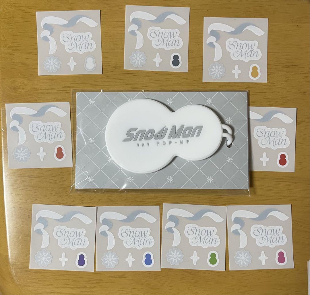 

[USED] Korea Exclusive Snow Man Korea 1st Pop-Up Luggage Tag