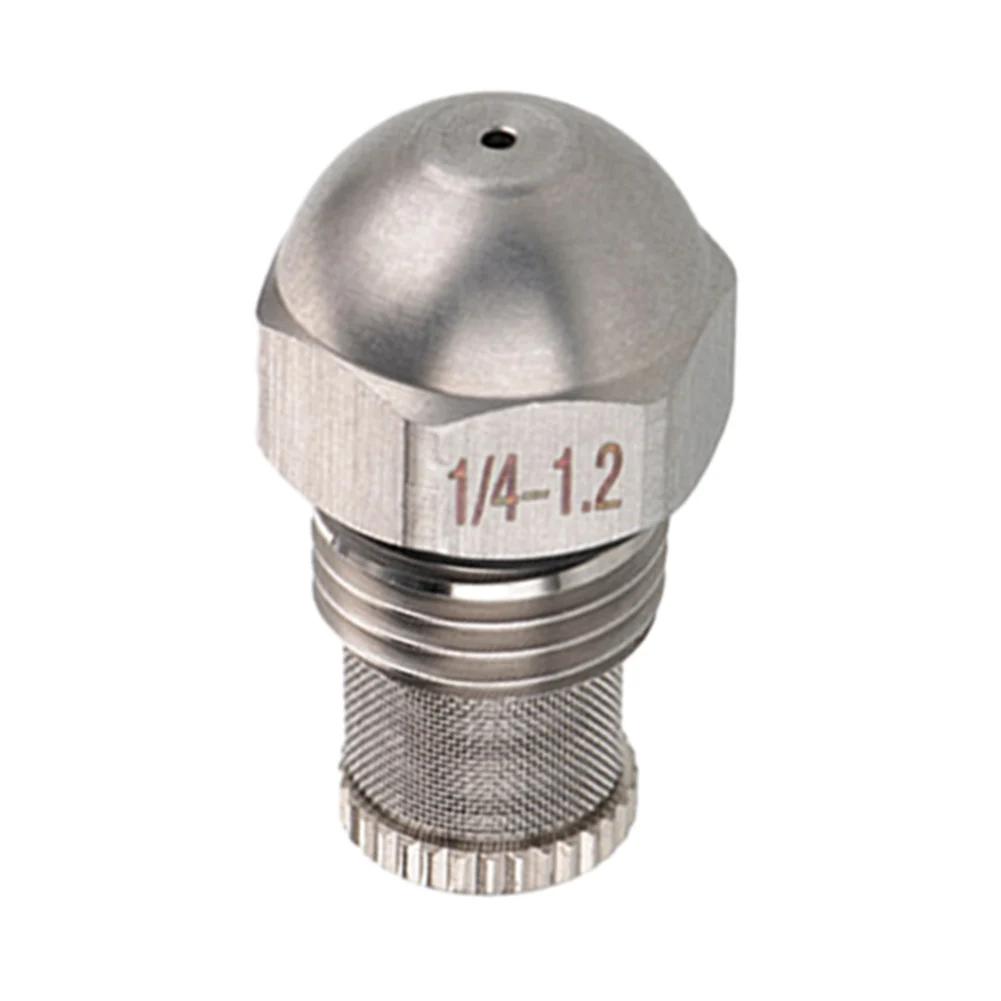Atomizing Spray Mist Nozzle Dia 0.3-1.5mm Fine Atomizing Spray 1/4BSPT High And Low Pressure Mist Nozzle Orifice Stainless Steel