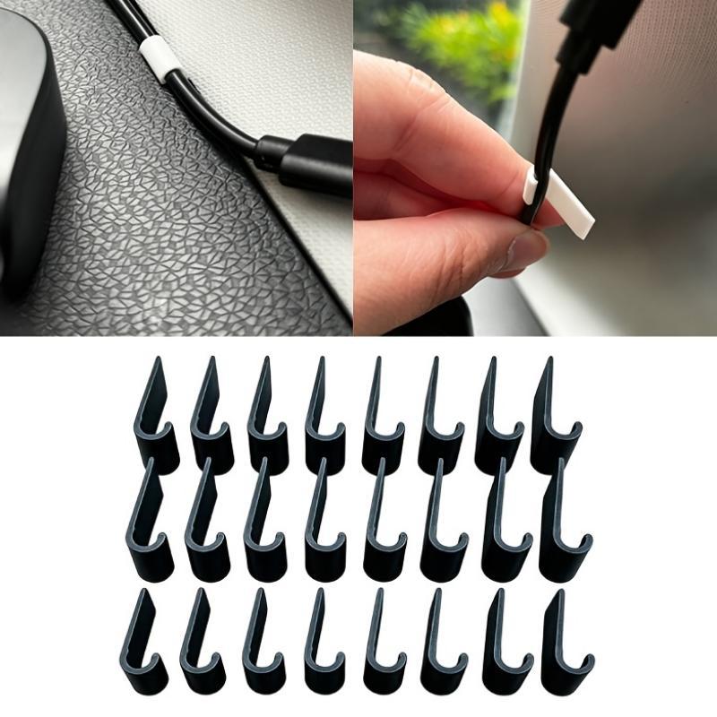 24 Stück Auto Armaturenbrett Drahtclip Haustier Kabel Befestigung Halter Schlagfest Draht Organizer Für Automobil Innenraum Kabelmanagement