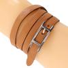 Appi 3 Bracelet Choker Brown/SilverHardware Leather 11g Unisex Used