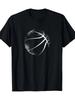 Bequemes und atmungsaktives Herren-T-Shirt mit Rundhalsausschnitt - Basketball-Silhouette, Dai Unisex-T-Shirt