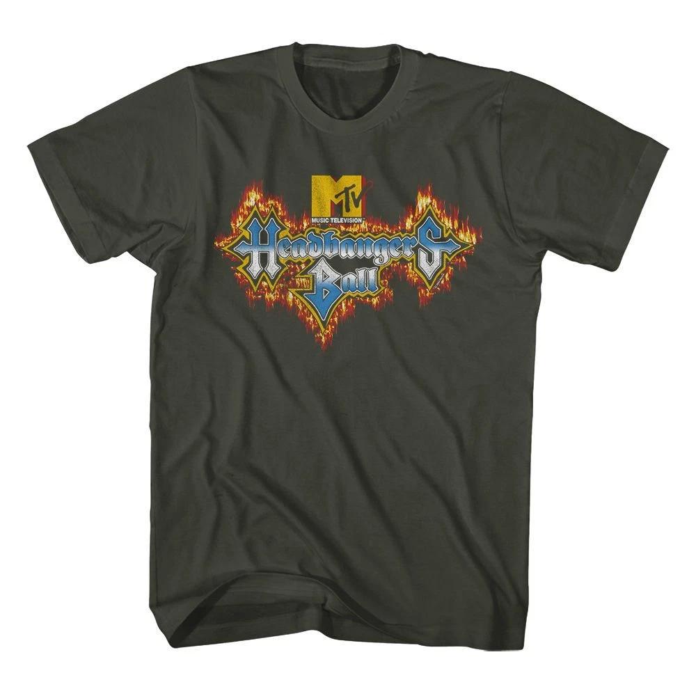 MTV Headbangers Fire Logo TV Shirt 100