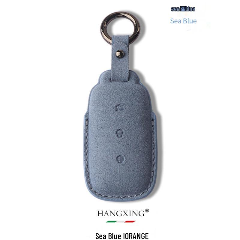 Prémiové semišové a kožené pouzdro na klíče Geely Galaxy L7 s přezkou pro muže a ženy