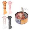Cats Can Spoon Pet Wet Food Can Opener Safe Silicone Scoop for Dog and Cats Cans Pointed Angle for Easy Scooping