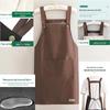 Custom Waterproof, Oil-Proof H-Type PVC Apron with Thick Straps and Logo Printing, Ideal for Kitchen Use and Gifts