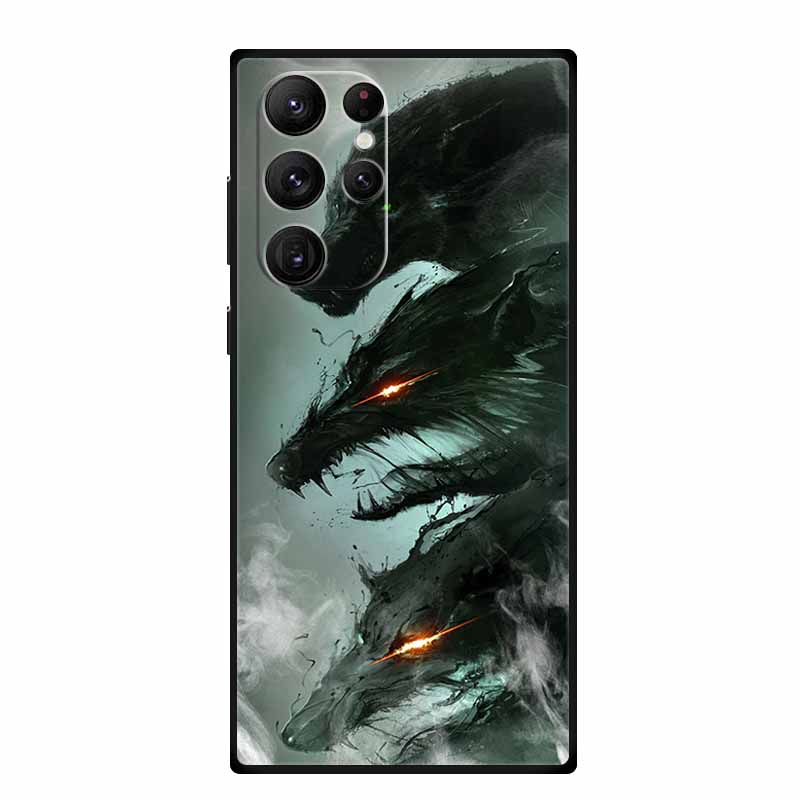 For Samsung S25 Ultra 5G Cases S25 Plus Wolf Lion Soft TPU Silicone Phone Case for Samsung Galaxy S25 5G Back Cover S25+ Painted