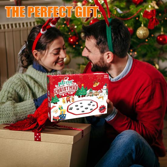 1 set di scacchi magnetici di Natale allegro, gioco di logica, pensiero educativo, gioco da tavolo magnetico, bambini, adulti, famiglia, gioco di strategia interattivo