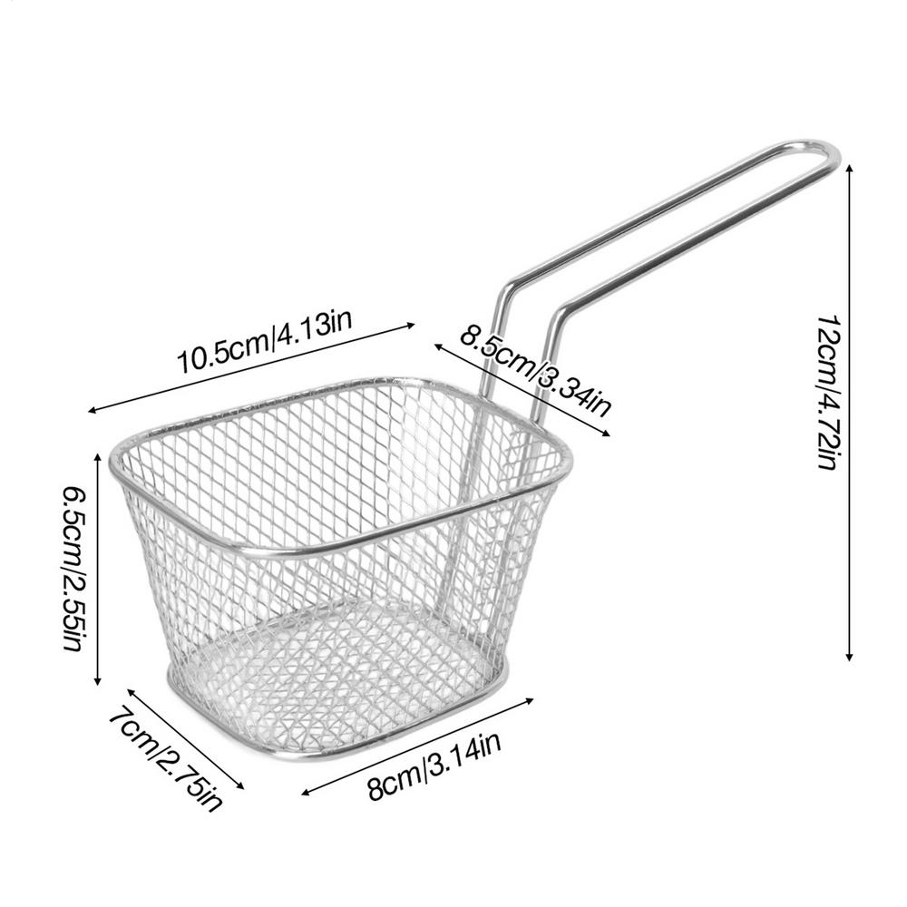 Nerezová ocel Smažená síťka Kuchyňský smažicí koš Koš na vaření Smažicí pánev Olejová pánev Sítko Lžíce na nudle Cedník Hranolky