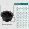 70-300Mm Round Stainless Steel Air Vent Grille Insect Protection Home Exterior Wall Ducting Ventilation Tools Exhaust Hoods