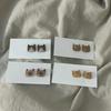 1 Paire Boucles d'Oreilles Clous Sans Bavures Légères Design Chaton Clous d'Oreilles Sans Allergène Invisibles Non Irritantes Boucles d'Oreilles Bijoux Cadeau