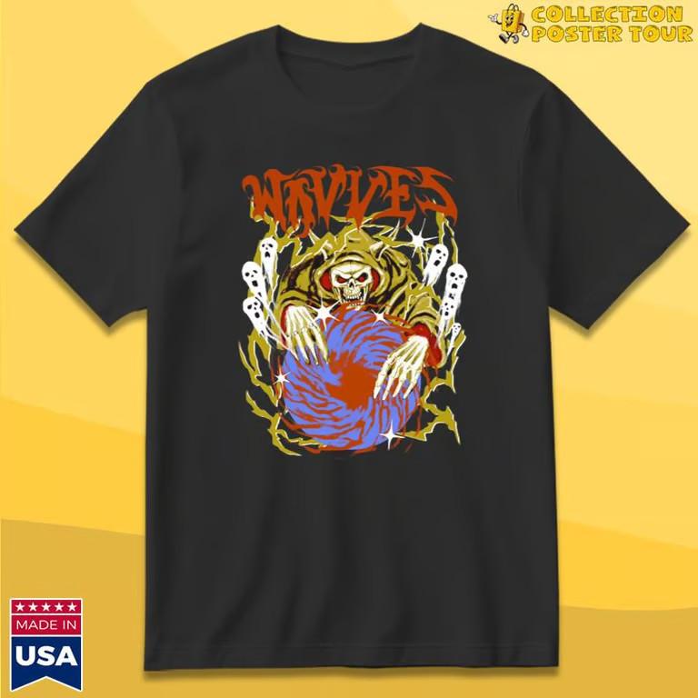Wavves Хэллоуин 2025 Футболка Унисекс Футболка S