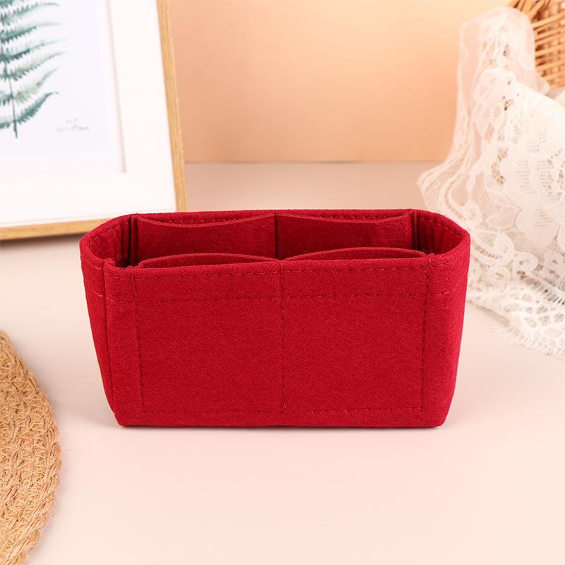 1Pc Bag Anti-Deformation Liner Organizer For Insert Handbag Mini Bag Storage Bag The Liner Bag Felt Purse Liner Bags